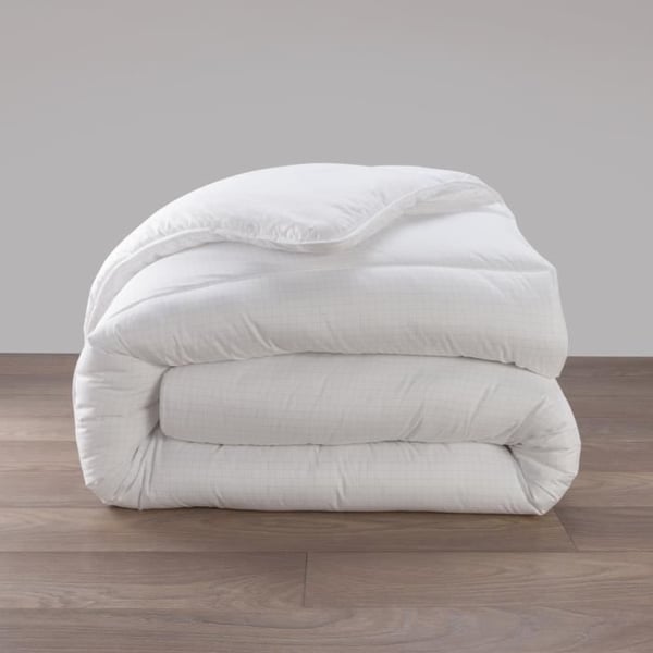 DODO Tempereret dynebetræk 300gr/m² 140x200 cm - Beskyttelse mod væggelus og støvmider - Hvid - Lavet i Frankrig