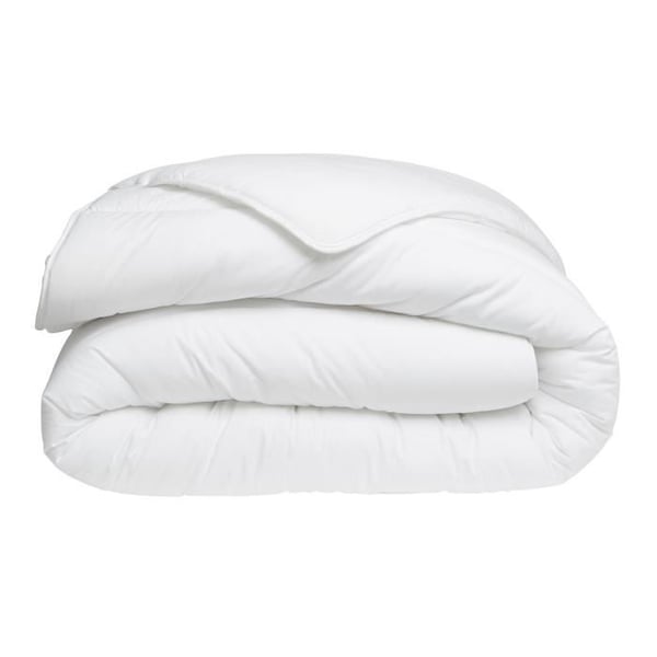 Varmt täcke i lantlig stil - 240 x 260 cm - 400gr/m² - Vitt - DODO