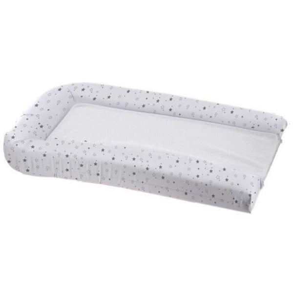 Skötbädd med avtagbara svampar - vit/grå - 42 x 70 cm