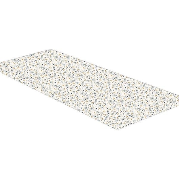 Foldmadras - Stof - 60x120 cm - Tykkelse 5 cm - 2 paneler - AU FIL DE L'EAU - DOMIVA Foldmadras - Stof - 60x120 cm - Tykkelse 5 cm - 2 paneler - AU FIL DE L'EAU - DOMIVA