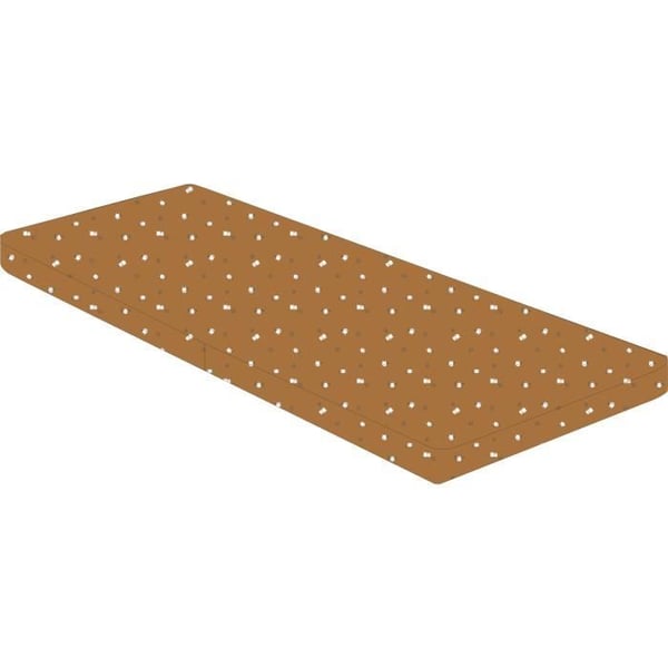 Foldmadras - Stof - 60x120 cm - Tykkelse 5 cm - 2 klapper - BOUBOU - DOMIVA
