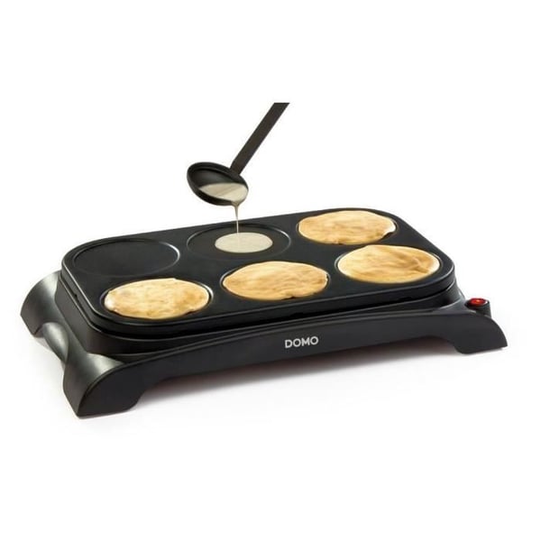 DOMO Family Crepes Crepemaskine - DO8709P - 6 personer - Non-stick belægning - 1000W