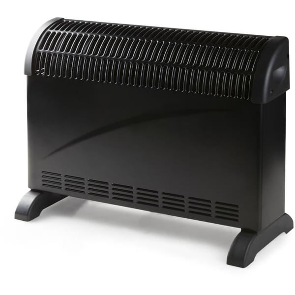 Turbo varmekonvektor - 2000 W - DOMO - DO7350CH - 52,5 x 38,8 x 19,5 cm - Sort