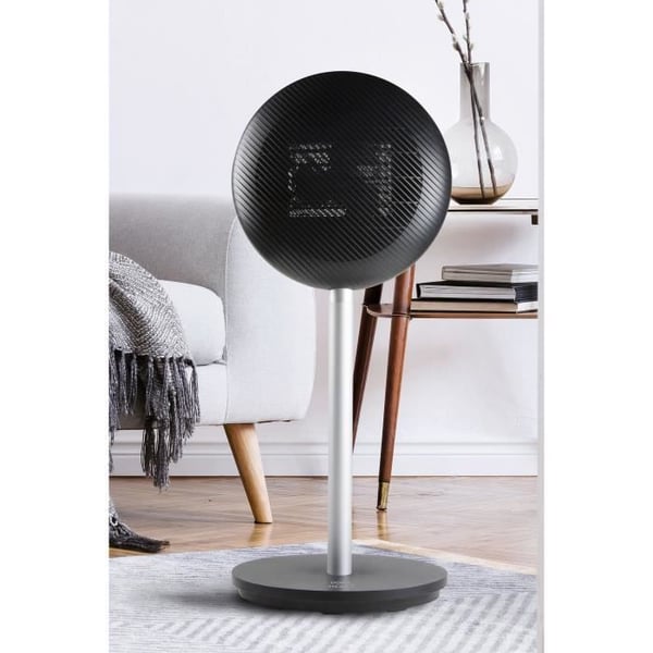 Turbo keramisk gulvvarmer - 2000 W - DOMO - DO7349H - 34 x 28 x 81 cm - Sort