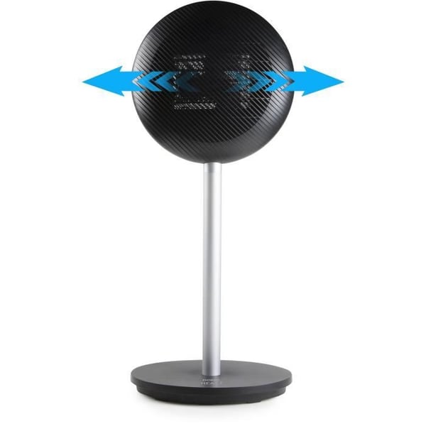 Turbo keramisk gulvvarmer - 2000 W - DOMO - DO7349H - 34 x 28 x 81 cm - Sort