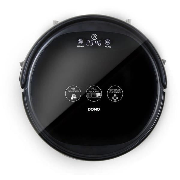 Robotstøvsuger med fjernbetjening - DOMO - DO7293SN - 120 min - 2000 PA - 550 ml