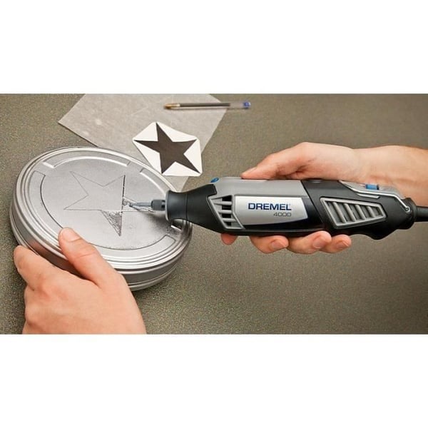 DREMEL 9903 Wolframkarbidkværn - 3,2 mm diameter - konisk spids - til udskæring og gravering i træ/metal