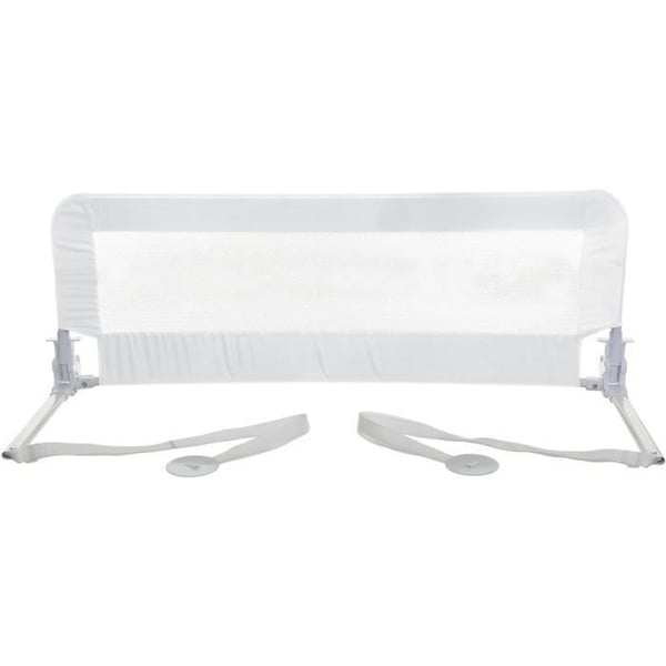 DREAMBABY Ekstra Bred Sengehest PHoeNIX - Sammenklappelig og Bærbar - L 110 x B 45,5 cm - Hvid