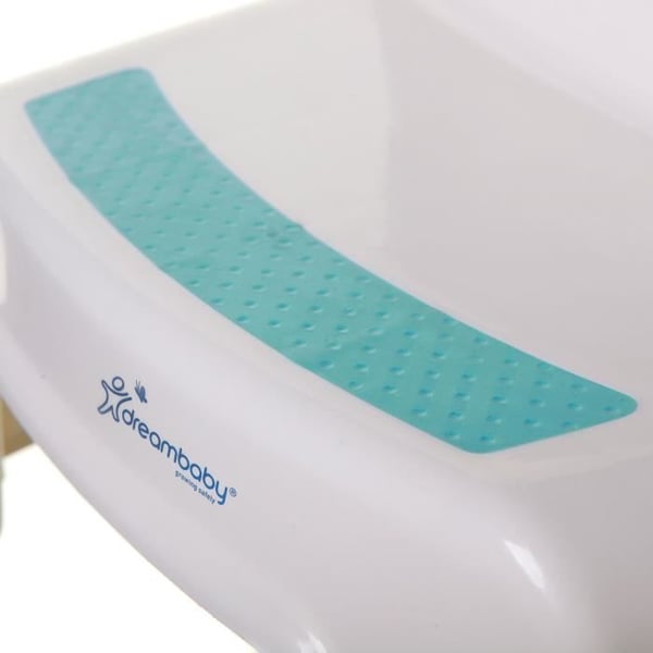 Skammel - DREAMBABY - 2 UP - Skridsikker og tekstureret - Op til 80 kg for børn og voksne - Aqua