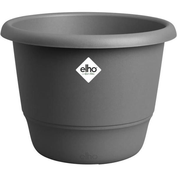 Blomkruka - ELHO - Amiga Rund 30 - Svart - L 30 x B 29,5 x H 22 cm - Utomhus - 100% återvunnen