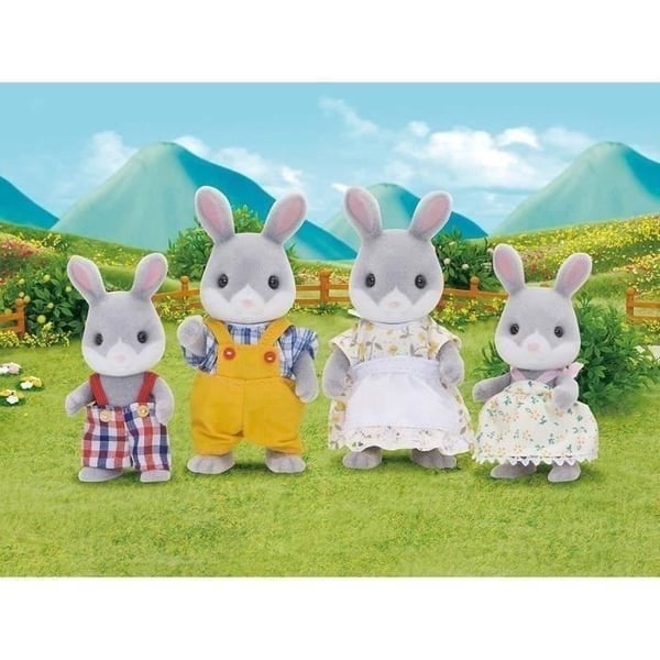SYLVANIAN FAMILIES - 4030 - Grå Kaninfamilie - Familier