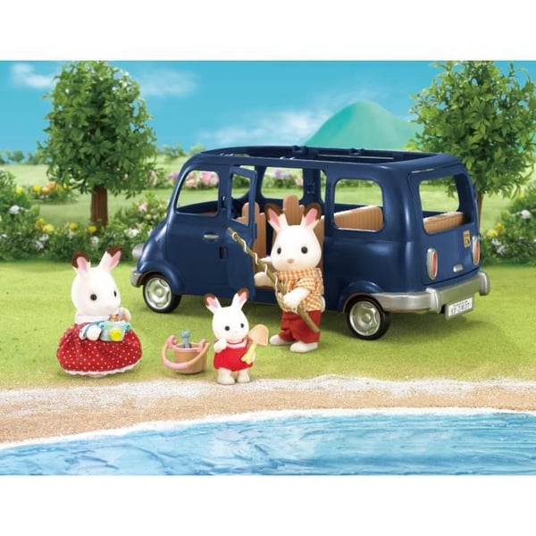 7-personers minivan - SYLVANIAN FAMILIES - Miniaturefigurer