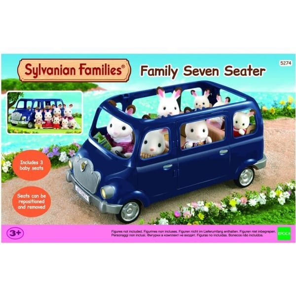 7-personers minivan - SYLVANIAN FAMILIES - Miniaturefigurer
