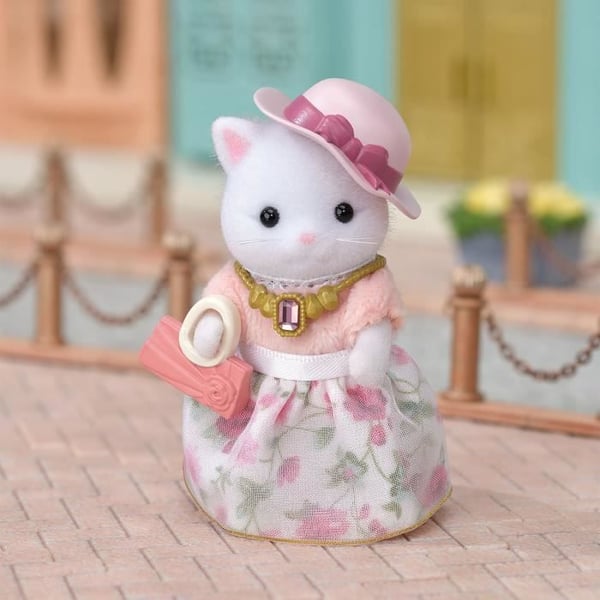 SYLVANIAN FAMILIES - 5461 - Modeväskan och Storasyster Perserkatten - Byn