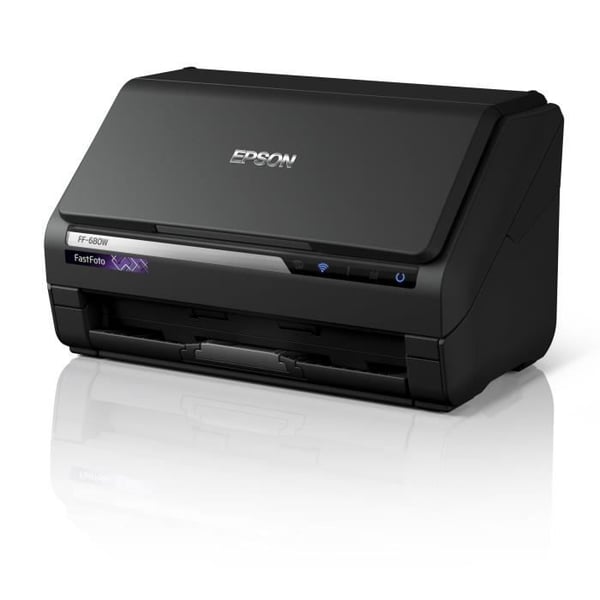 EPSON FastFoto FF-680W -asiakirjaskanneri - 600 dpi - Wi-Fi ja automaattinen lataustaso