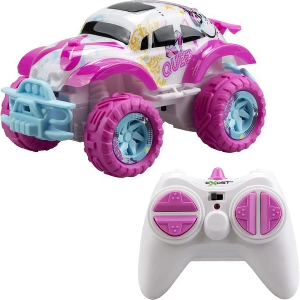 EXOST MINI PIXIE Pink fjernbetjent offroad-bil - 14 cm ministørrelse - Fra 5 år EXOST MINI PIXIE Pink fjernbetjent offroad-bil - 14 cm ministørrelse - Fra 5 år