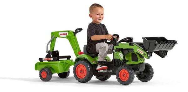 Trampgrävare - FALK - Claas - Från 2 år - 100% Tillverkad i Frankrike - 60% återvunnen plast