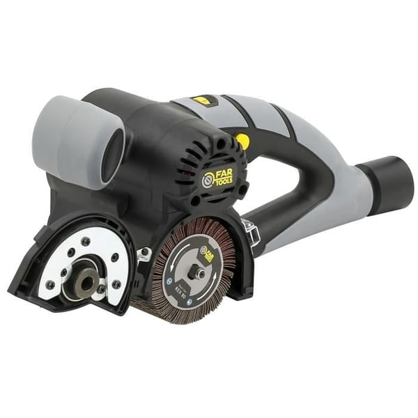 FARTOOLS PACK REX80 KOMPAKT RENOVERINGSMASKINET + MESSINGBØRSTE + + SYNTETISK FIBERBØRSTE