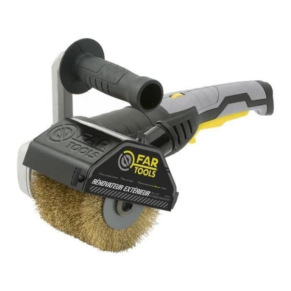FARTOOLS PACK REX120C UDENDØRSRENOVERINGSMASKIN + PRÆCISIONS STÅLBØRSTE + PRÆCISIONS SLIBEBØRSTE