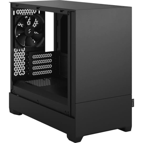 FRACTAL DESIGN - Pop Mini Silent Black Solid - PC-kabinet - Sort (FD-C-POS1M-01)