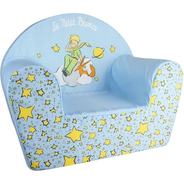 Barnklubbsfåtölj - LE PETIT PRINCE - FUN HOUSE - Tillverkad i Frankrike - 52 x 33 x 42 cm