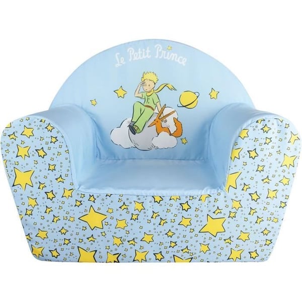 Barnklubbsfåtölj - LE PETIT PRINCE - FUN HOUSE - Tillverkad i Frankrike - 52 x 33 x 42 cm