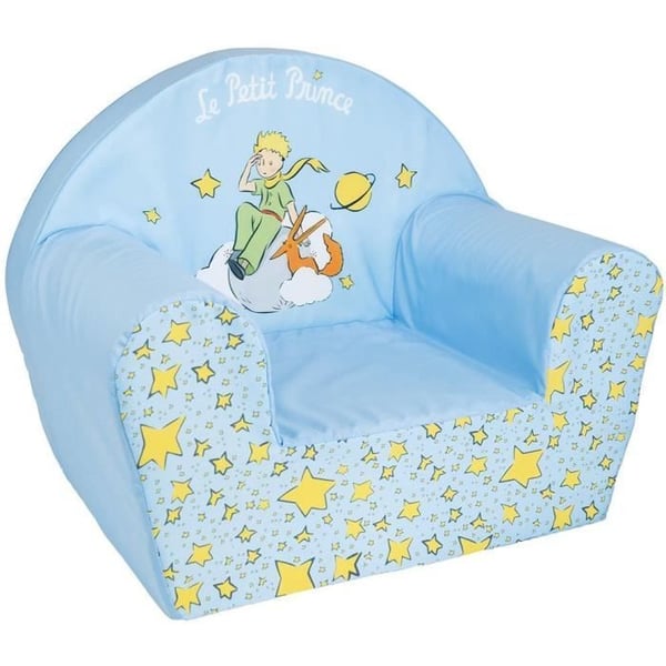 Barnklubbsfåtölj - LE PETIT PRINCE - FUN HOUSE - Tillverkad i Frankrike - 52 x 33 x 42 cm