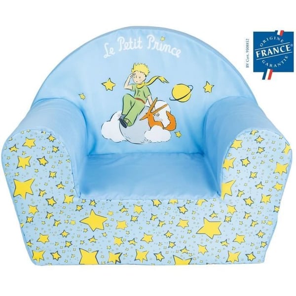 Barnklubbsfåtölj - LE PETIT PRINCE - FUN HOUSE - Tillverkad i Frankrike - 52 x 33 x 42 cm