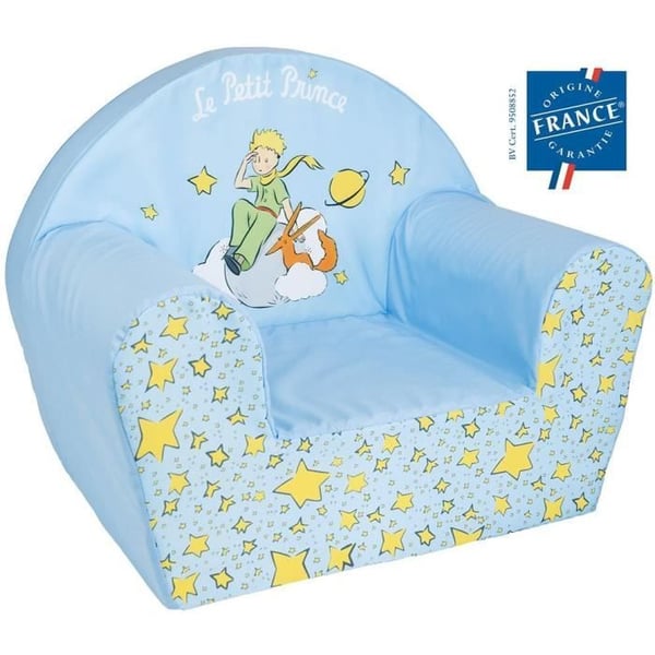 Barnklubbsfåtölj - LE PETIT PRINCE - FUN HOUSE - Tillverkad i Frankrike - 52 x 33 x 42 cm