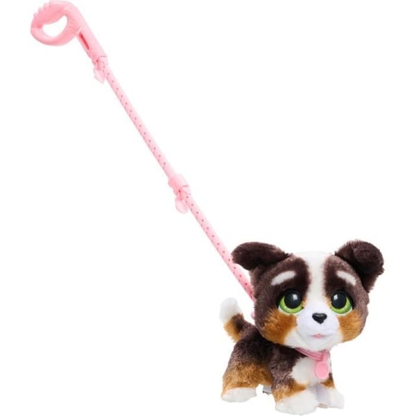 Interaktiv leksak - FURREAL FRIENDS - Stor vandrande valp 23 cm - Interaktivt husdjur med koppel