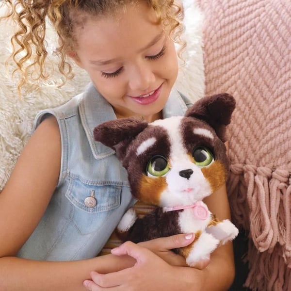 Interaktiv leksak - FURREAL FRIENDS - Stor vandrande valp 23 cm - Interaktivt husdjur med koppel