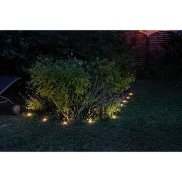 Solcelle-guirlande til plante 10 hvide LED'er - GALIX - 5m - 0,5W - 100 Lumen - 8 timers lysstyrke