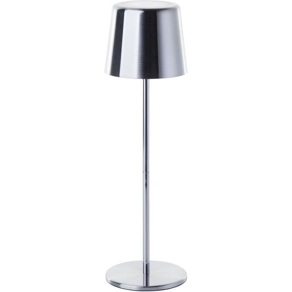 Utomhusbordslampa - BRILLIANT - XAANA - Laddningsbar - Krom - LED - 2W - 160lm - CCT - DIM - USB - IP44