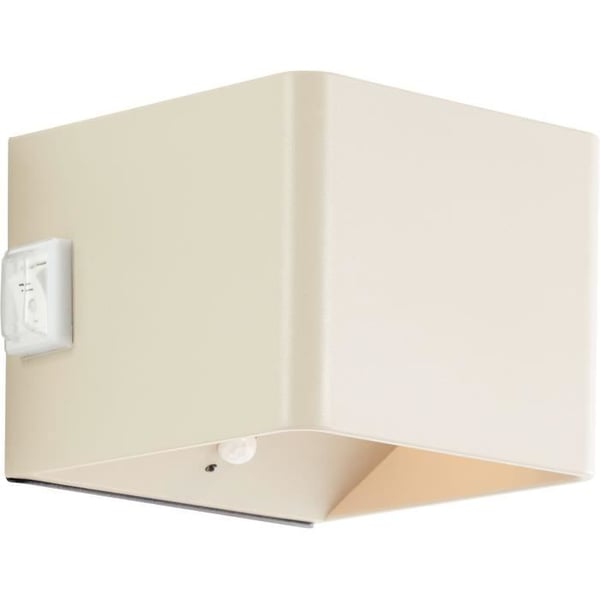 Magnetisk utomhusvägglampa - ISEO - BRILLIANT - Uppladdningsbar - Creme - LED - Detektor - 4W - 300lm - 3000K - USB
