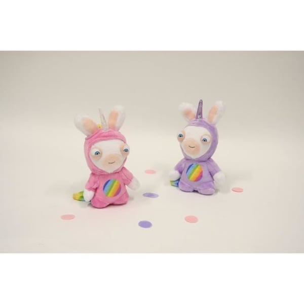 RABBITS Purple Rabbids Yksisarvinen Pehmolelu - 18 cm