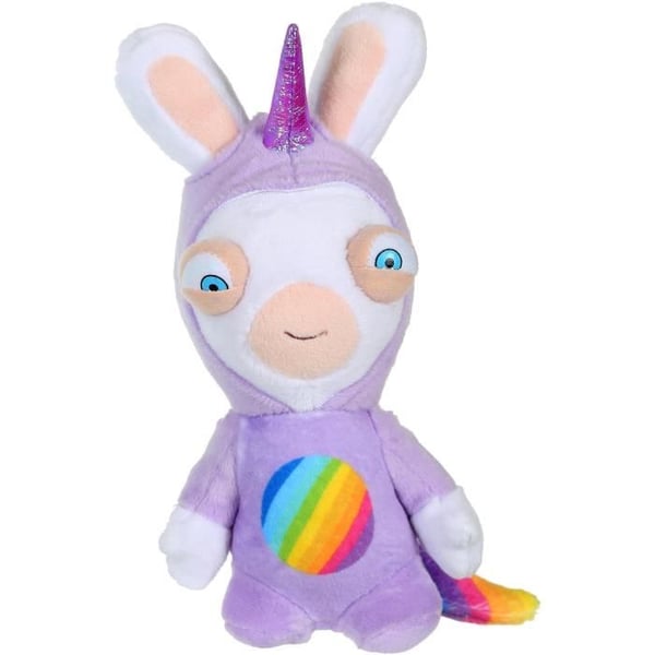 RABBITS Purple Rabbids Yksisarvinen Pehmolelu - 18 cm