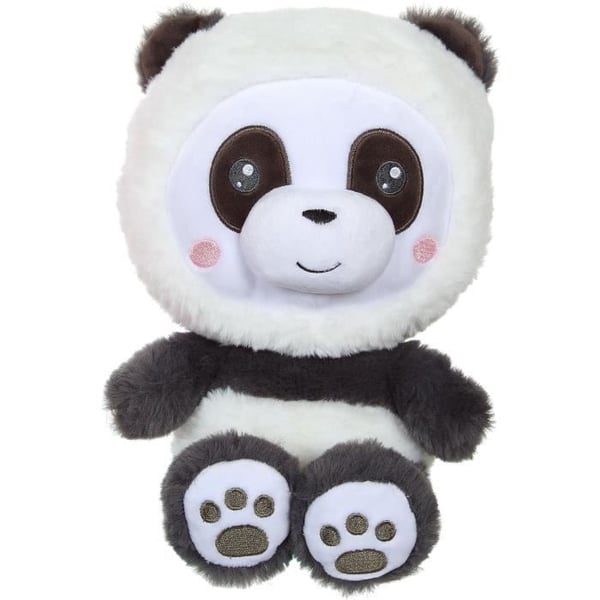 Panda Hoody Kæledyr plyslegetøj - GIPSY TOYS - 24 cm