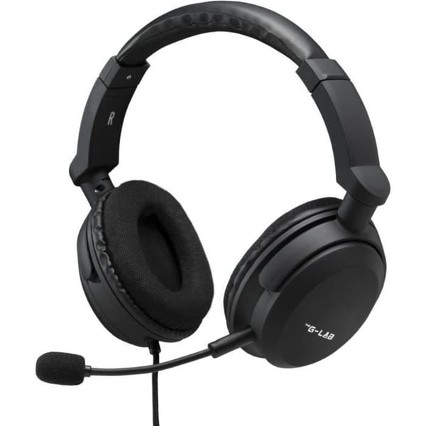 Trådbundet Gaming Headset - The G-Lab - KORP CARBON - Avtagbar Mikrofon - PC/Playstation/Xbox - Svart Trådbundet Gaming Headset - The G-Lab - KORP CARBON - Avtagbar Mikrofon - PC/Playstation/Xbox - Svart