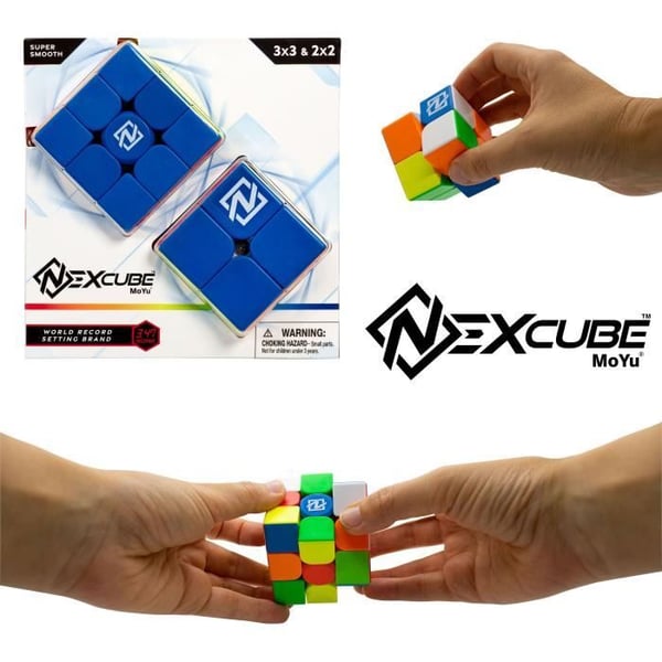 Nexcube 3x3 + 2x2 Klassisk Puslespilsterning - MoYu - Flerfarvet - Udendørs - Ny
