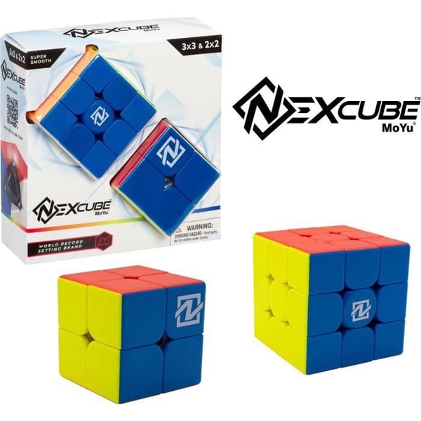 Nexcube 3x3 + 2x2 Klassisk Puslespilsterning - MoYu - Flerfarvet - Udendørs - Ny