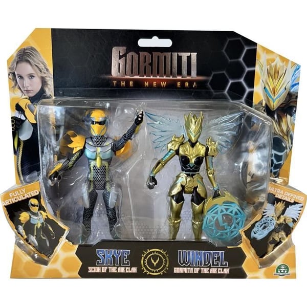 Figuurisetti - GORMITI - Scion ja Gormiti Airin kanssa - Skye ja Windel - 15 cm - 4-vuotiaasta alkaen - GRV191