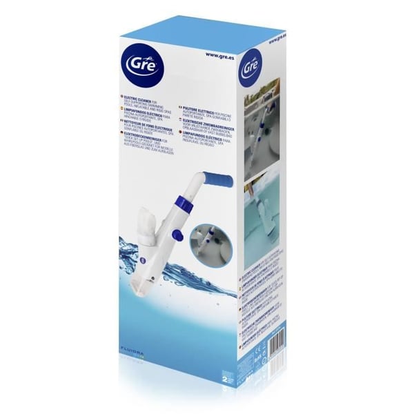 GRE - Elektrisk batteridriven pool- och spadammsugare - 9,6V