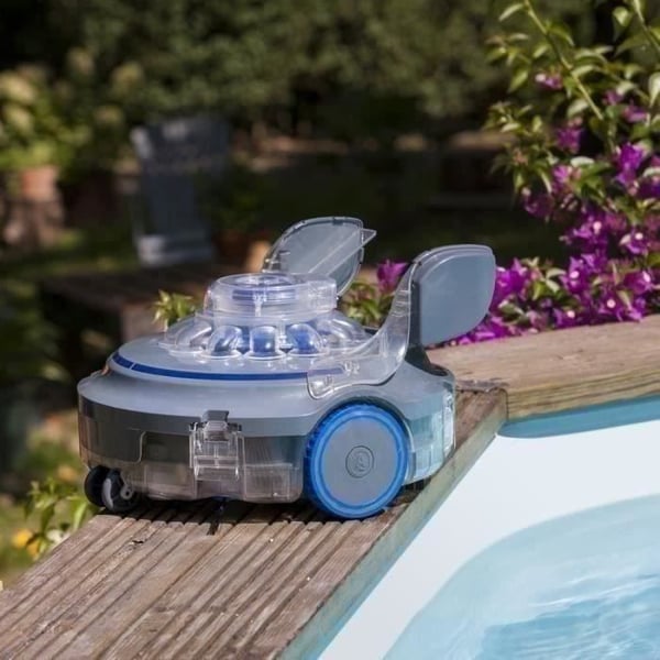 GRE - Uppladdningsbar och sladdlös batteridriven robot för ovanmarks- och nedgrävda pooler upp till 12 x 5 m