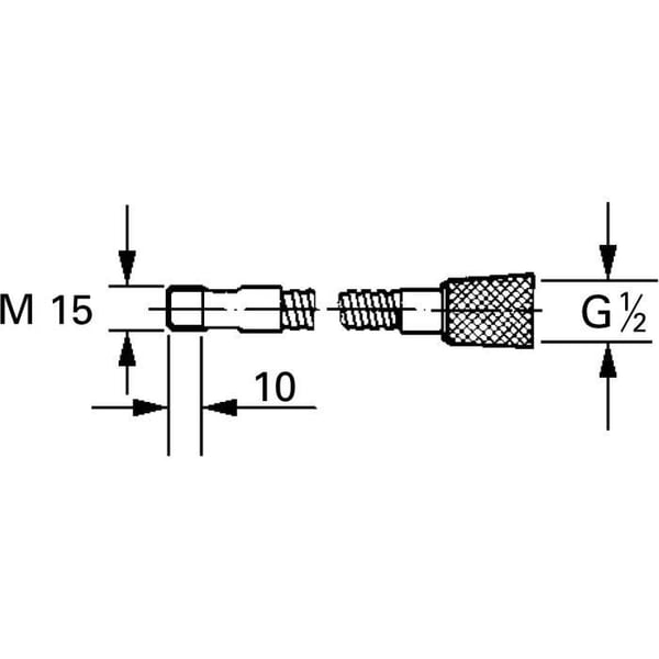 RELEXAFLEX duschslang för blandare - GROHE - Krom - 1500mm