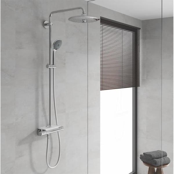 GROHE - Vitalio Joy 260 hovedbruser - 3 stråler - krom - 1/2 gevindtilslutninger - vandbesparende