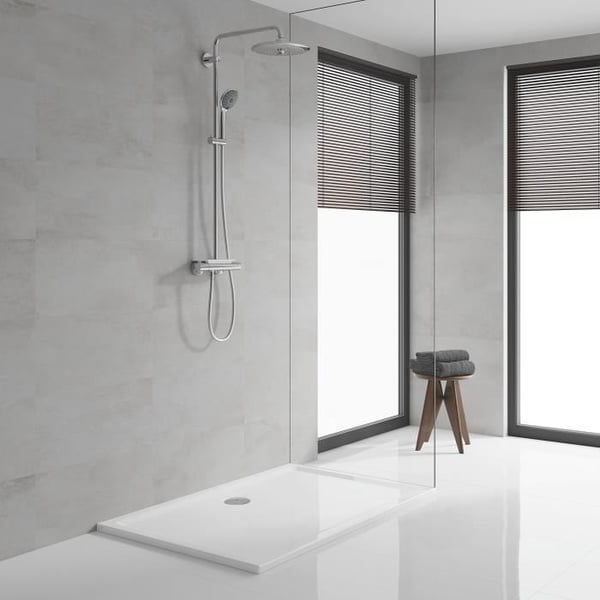 GROHE - Vitalio Joy 260 hovedbruser - 3 stråler - krom - 1/2 gevindtilslutninger - vandbesparende