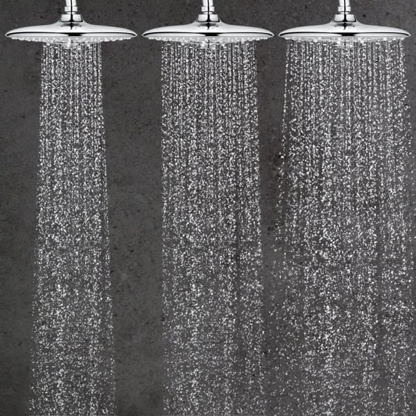 GROHE - Vitalio Joy 260 hovedbruser - 3 stråler - krom - 1/2 gevindtilslutninger - vandbesparende