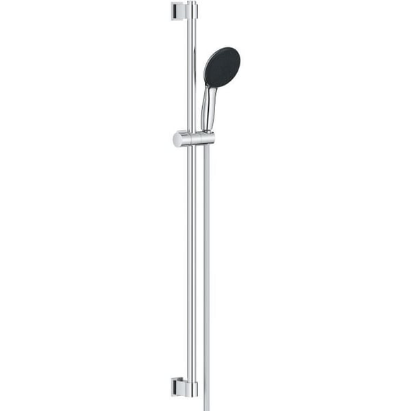 Duschset med 3-jets duschmunstycke. 90 cm stång och flexibel slang - GROHE Vitalio Start 110 26956001 - Vattenbesparande - Krom