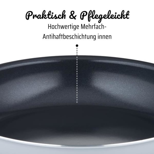 Ammattimainen paistinpannu - GSW - PRO BASIC - 28 cm - Induktio - Paksua taottua alumiinia - Gastronomista laatua