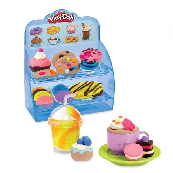Play-Doh Mitt Superkafé. Modellera. Leksaksmaskin för kaffe för barn från 3 år. KitchenCreation